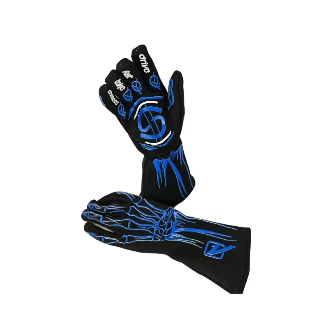 2-Layer SFI 5 YOUTH Racing Gloves - Bones - Image 8