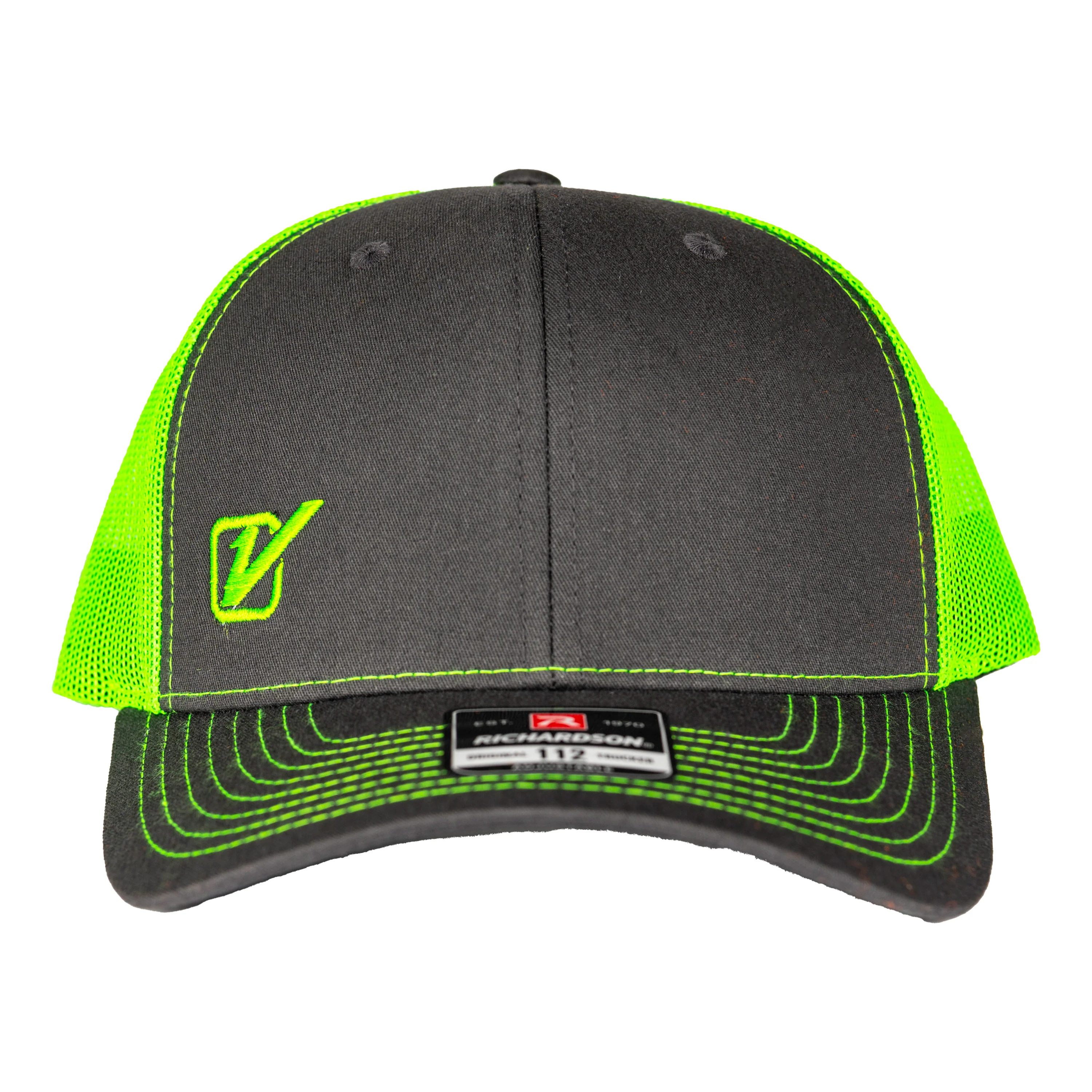 Flo Green and Charcoal Hat - Image 2