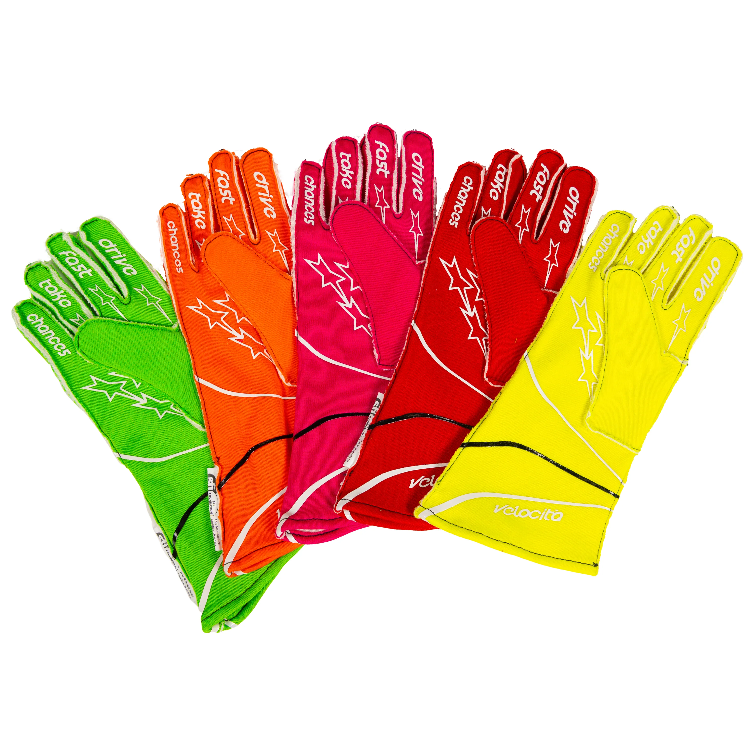 Velocita Stars V-2 Full Color Gloves - Image 2