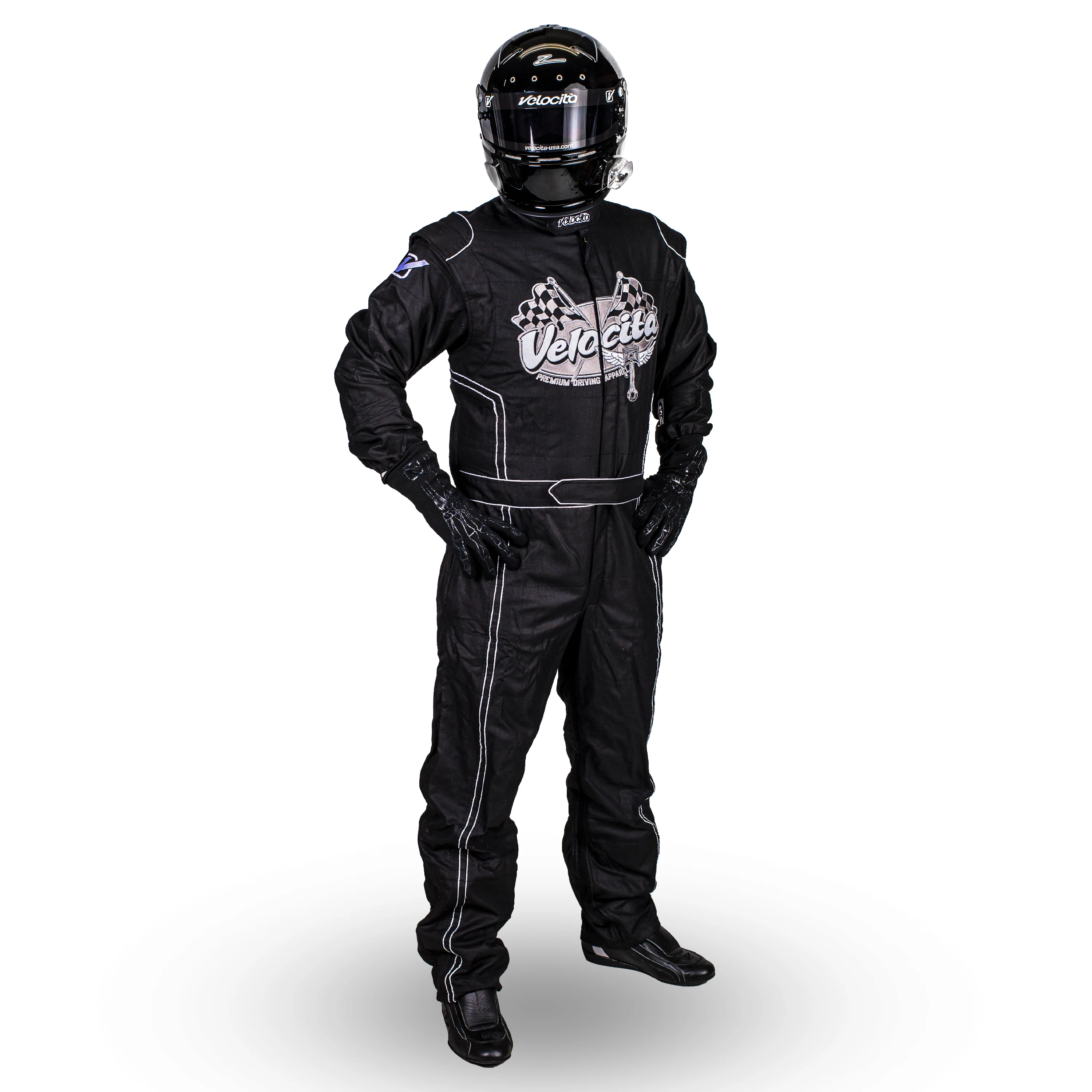 EXTENDED SIZES Velocita Wings and Pistons Suit - Image 10