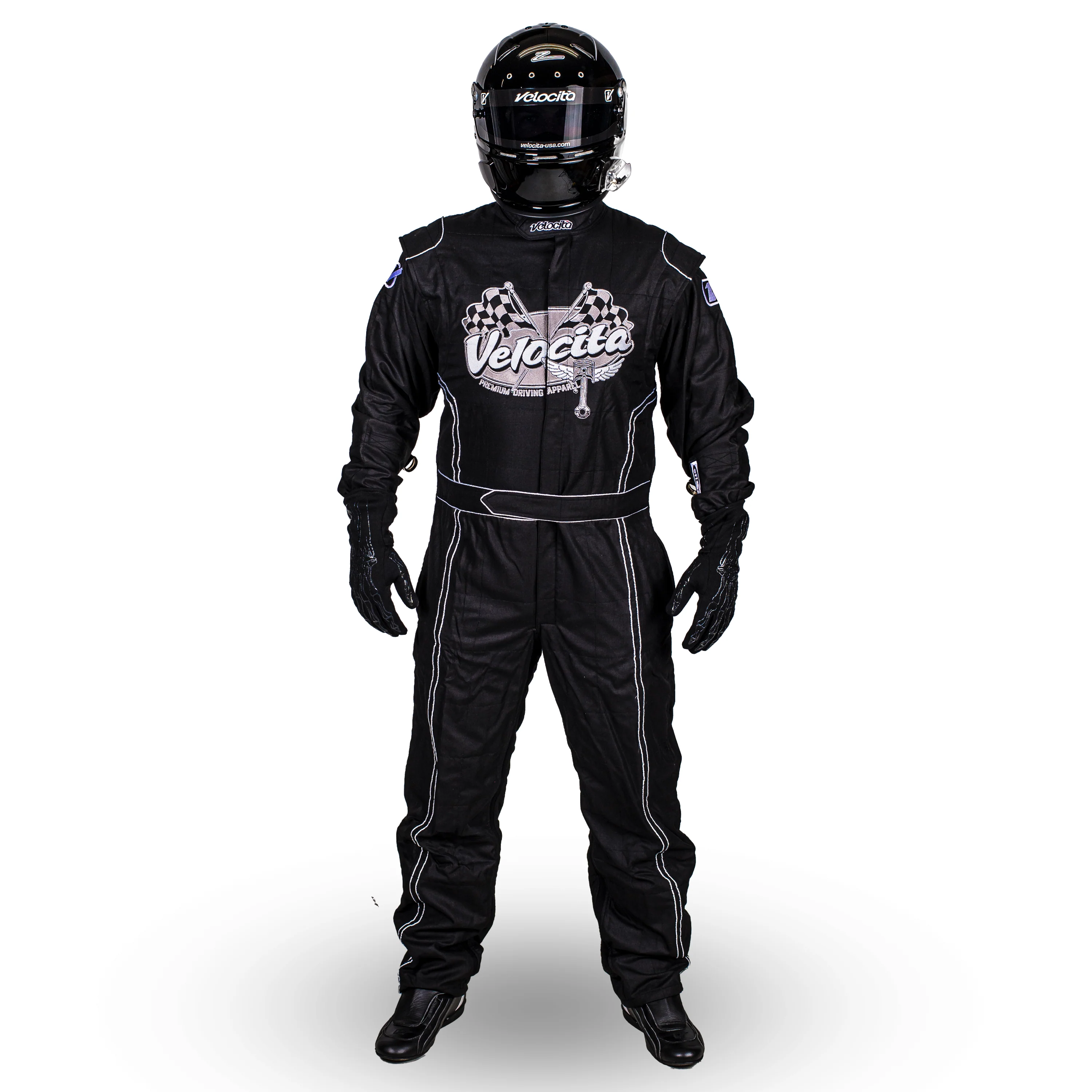 EXTENDED SIZES Velocita Wings and Pistons Suit - Image 11