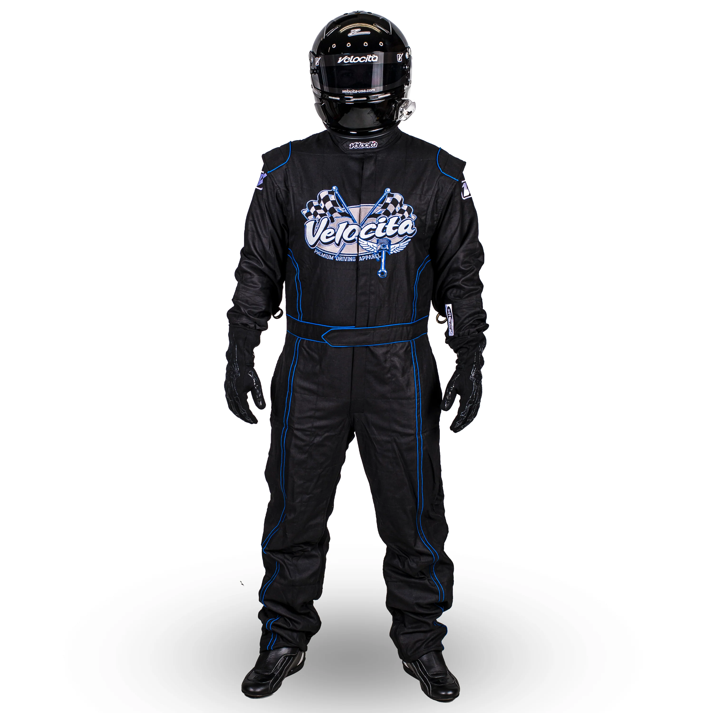 EXTENDED SIZES Velocita Wings and Pistons Suit - Image 5