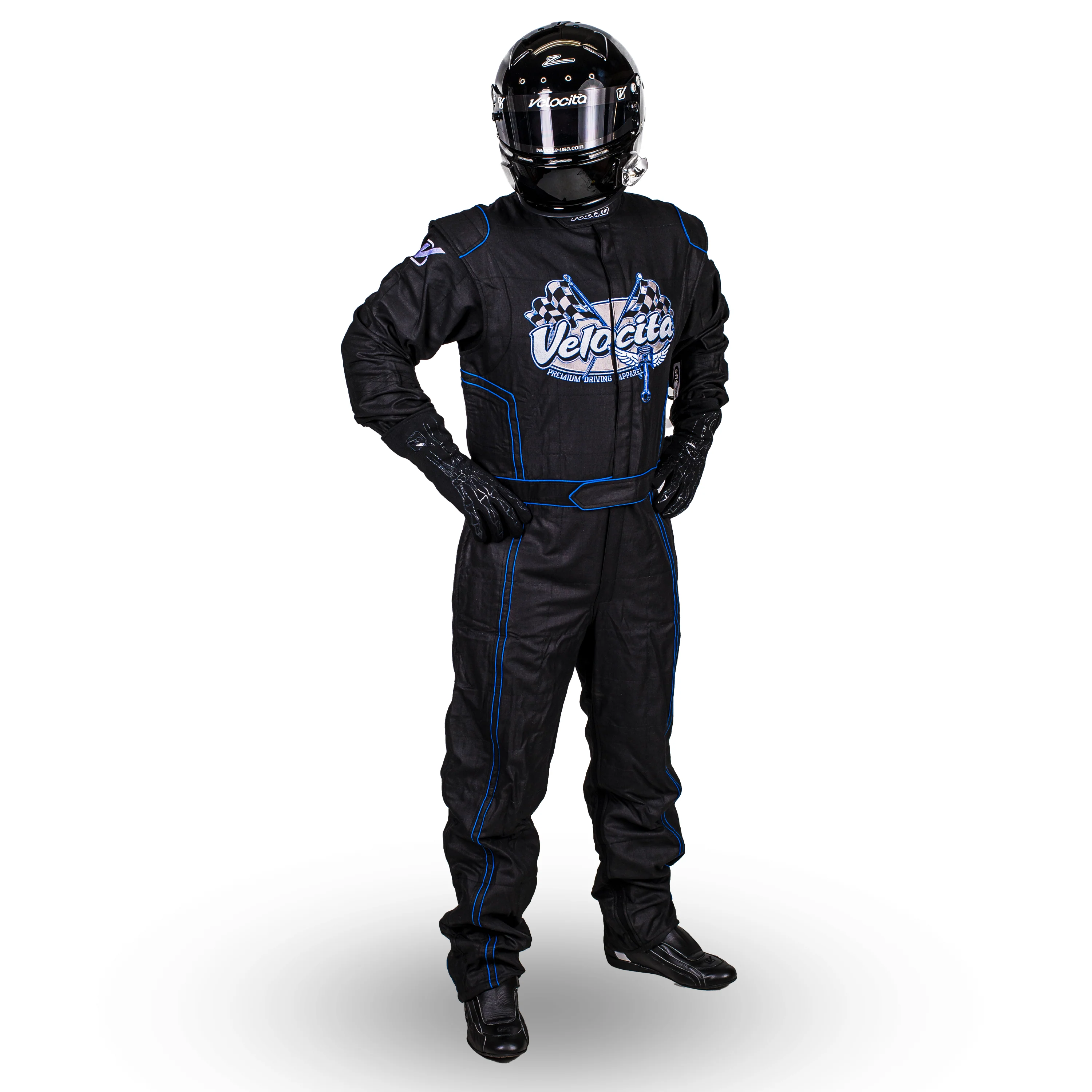 EXTENDED SIZES Velocita Wings and Pistons Suit - Image 6