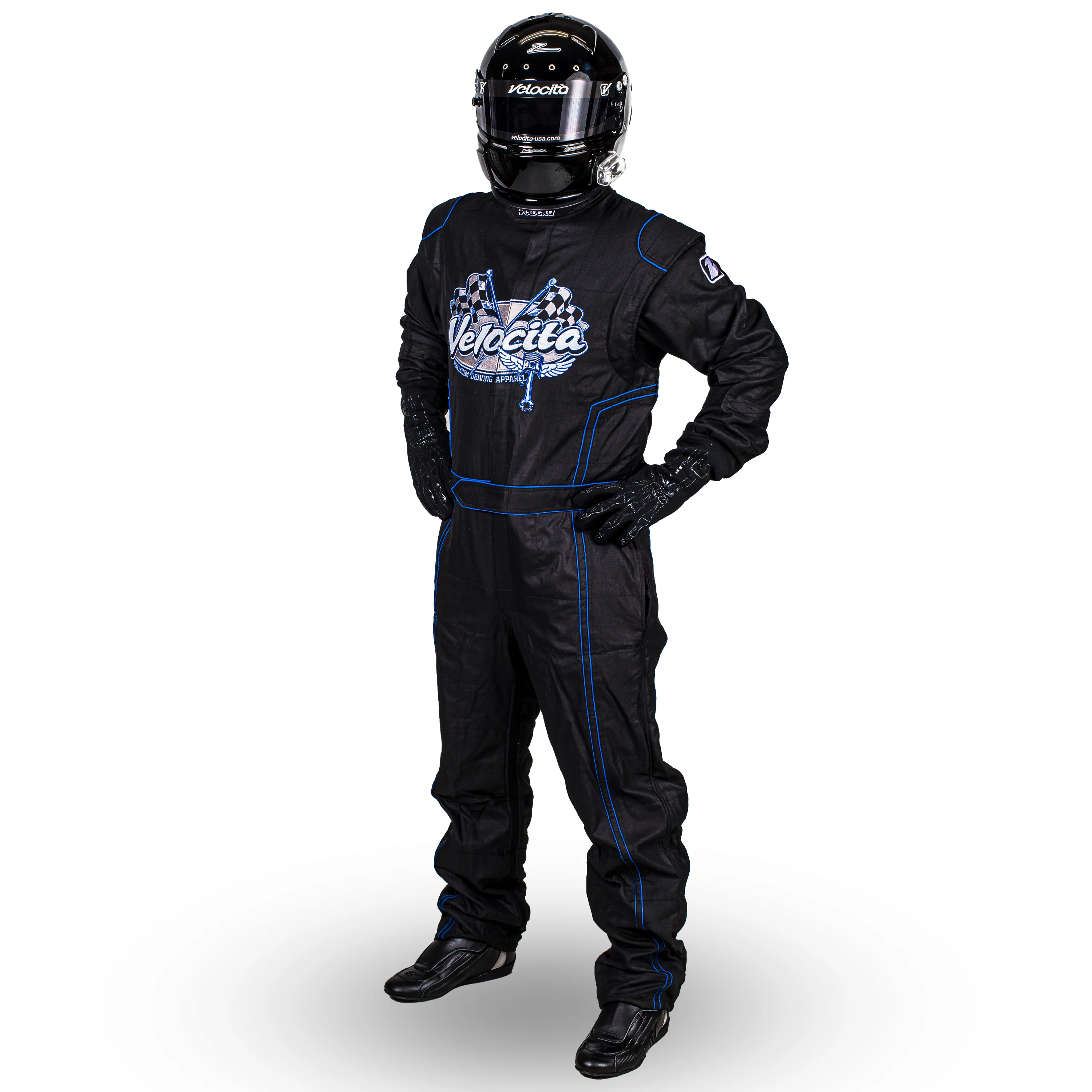 EXTENDED SIZES Velocita Wings and Pistons Suit - Image 7