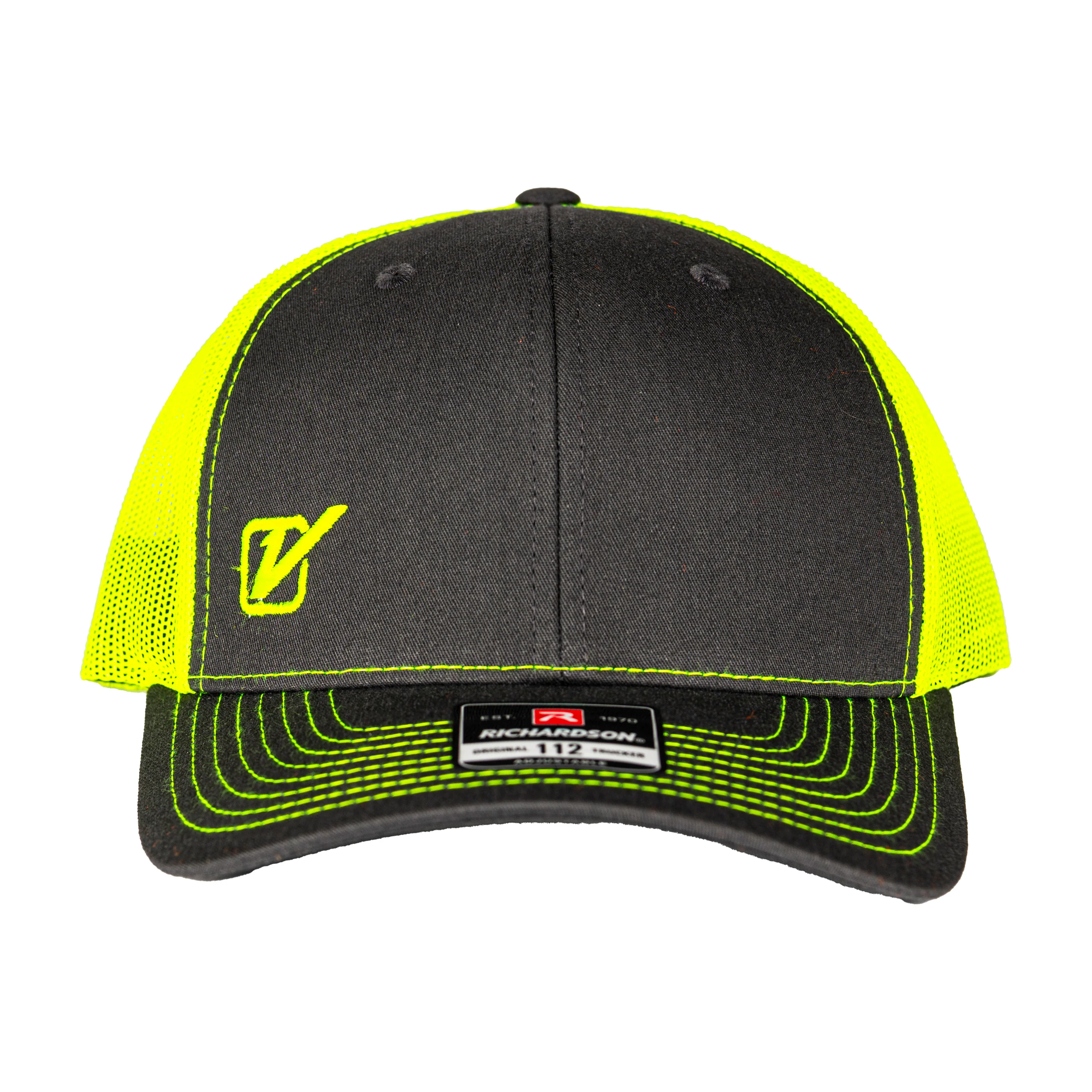 Flo Yellow Charcoal Hat - Image 2