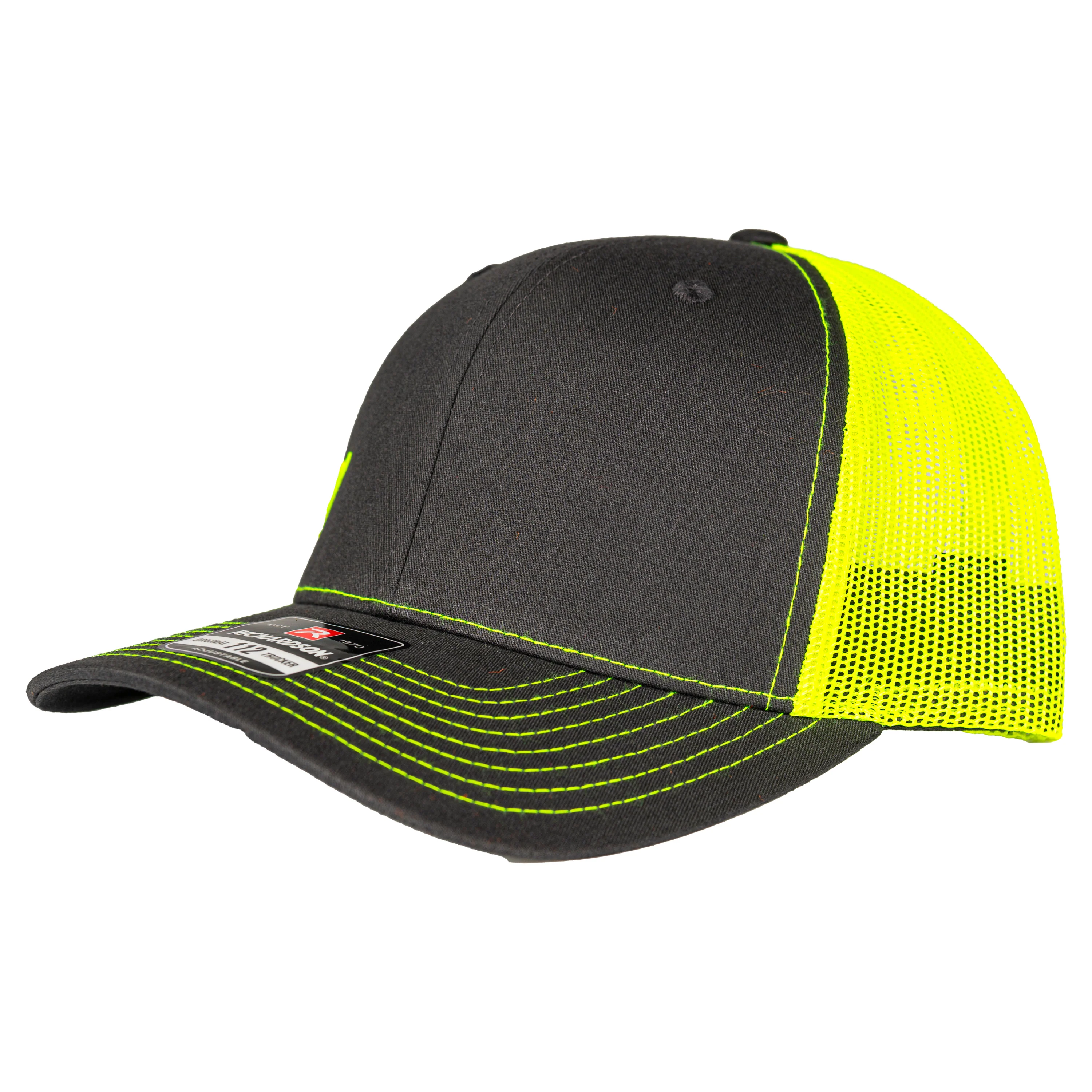 Flo Yellow Charcoal Hat - Image 3