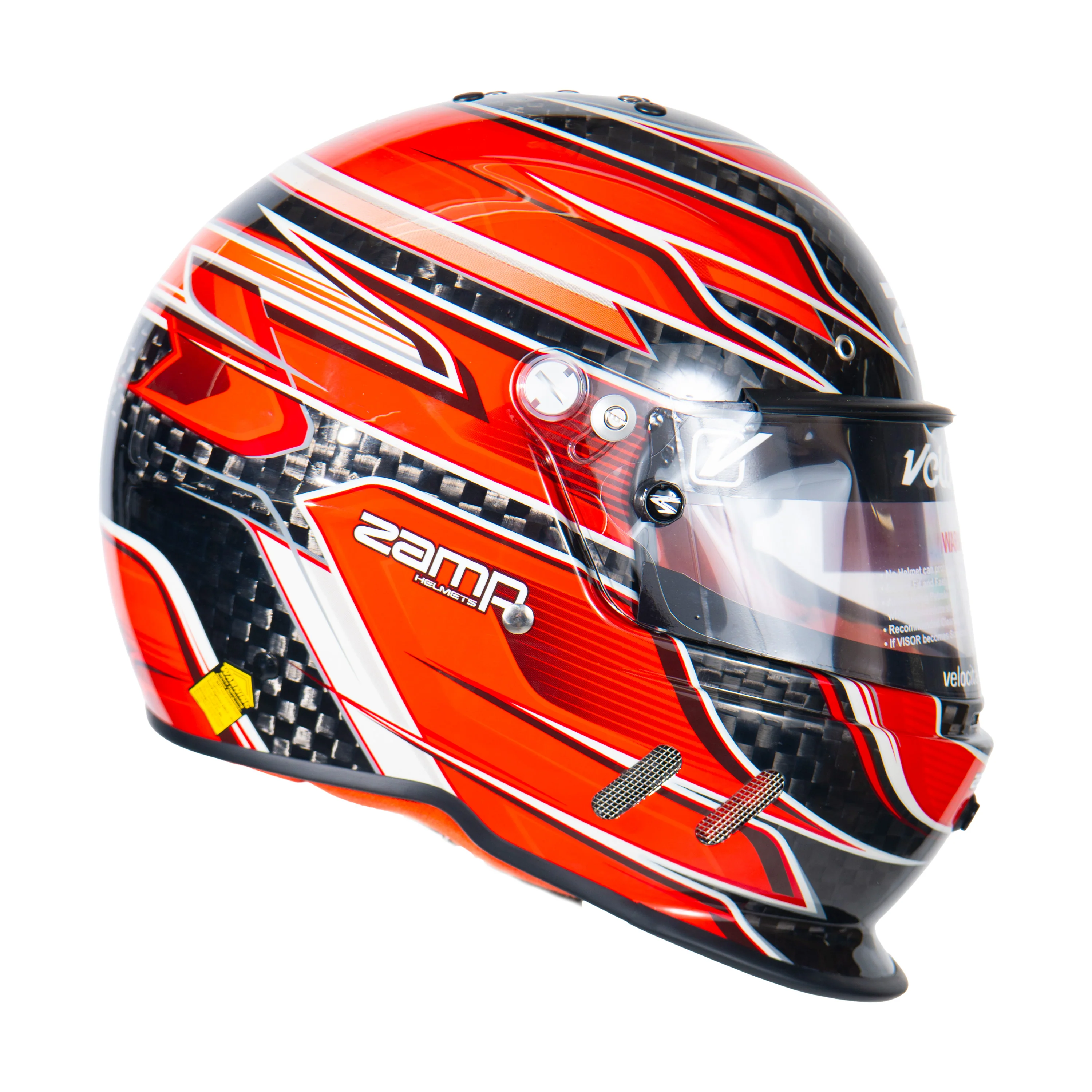 RZ-67 Pro Series-Carbon Fiber-Red Graphic Helmet - Image 5