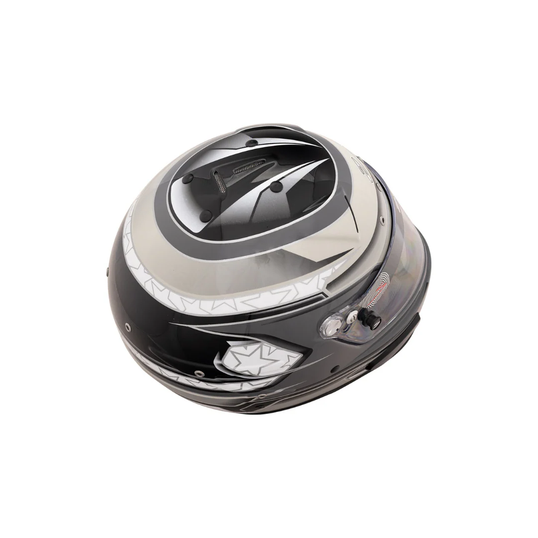 RZ-70 Switch Helmet Graphic Gray/Light Gray - Image 3