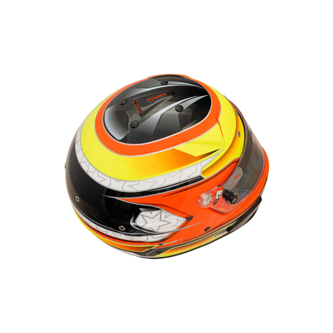 RZ-70 Pro Series Switch Helmet Orange/Yellow Large - Image 4